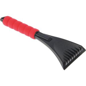 IJskrabber voor auto - Ruitenkrabber met antislip grip - 1 stuk - Rood