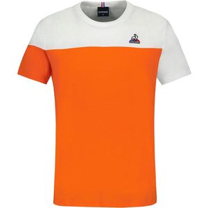 Le Coq Sportif 2320727 Bat N°3 T-shirt Met Korte Mouwen Oranje M Man