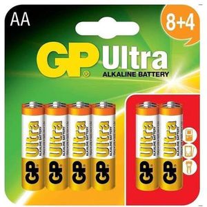 AA Penlite GP Ultra alkaline blister 12