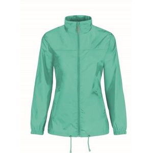 Windjas/regenjas voor dames mintgroen maat XS