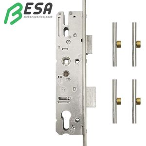 KFV Meerpuntsluiting AS8250 92/45 met 4 rolnokken Voorplaat: 22mm U-Vorm