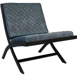 Design fauteuil Dex Blauw