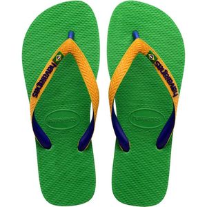 HAVAIANAS BRASIL MIX Leaf Green / marine blue