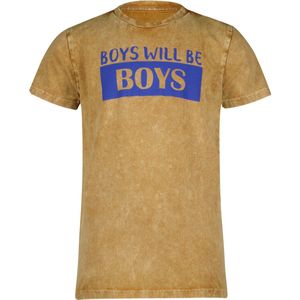 4PRESIDENT T-shirt jongens - Inca Gold - Maat 140