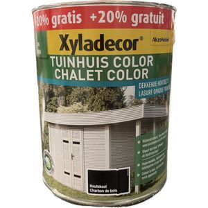 Xyladecor Tuinhuis Color - Houtskool - 2.5L - Houtskool