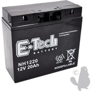 Accu gel/agm TASHIMA 12V, 20A geschikt voor CASTELGARDEN, HONDA en STIGA