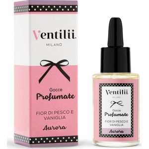 Geurolie druppels Aurora 30ml – Ventilii Milano | huisparfum geurverspreider textielverfrisser