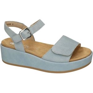 Remonte -Dames - blauw licht - sandalen - maat 39
