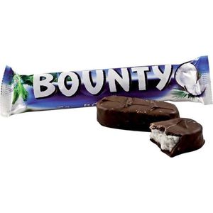 Chocolade bounty - bounty - 24 stuks - 57 gram