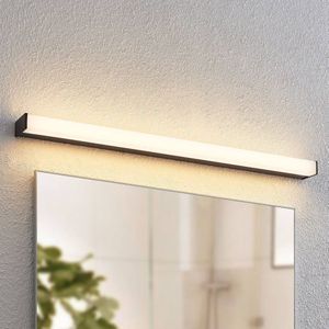 Lindby - Wandlamp - 1licht - Aluminium, staal, acryl - H: 4 cm - matzwart, wit - Inclusief lichtbron