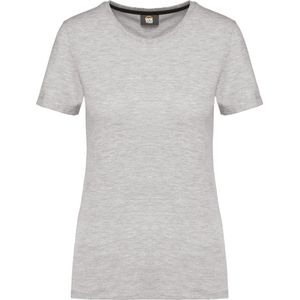 WK. Designed To Work Dames-T-shirt met antibacteriële behandeling WK307 - Oxford Grey - 3XL