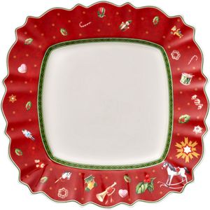 Villeroy & Boch Dinerbord Toy's Delight - Rood - 28 x 28 cm