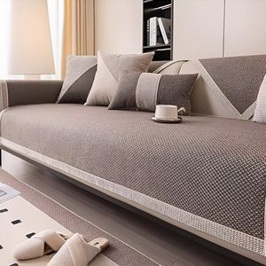 E-Shop4u® - Bankhoezen - D-Luxe Bankhoes - Kussenhoezen - Kussenhoes - 45x45cm - Bruin