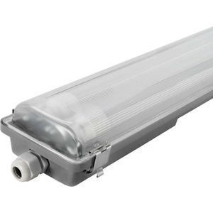 Ledvion - LED TL Armatuur - 60CM - 2X 7W - 4000K - 1120L - IP65 - LED Buis