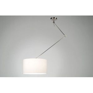 Lumidora Hanglamp 30005 - E27 - Wit - Textiel - ⌀ 45 cm