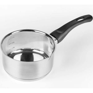K16 Steelpan - Roestvrij staal - Ø 16 cm - Geschikt voor alle warmtebronnen
