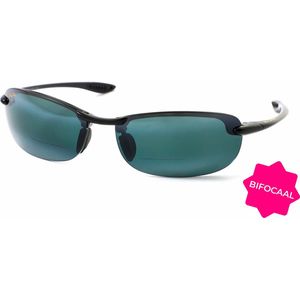 Zonneleesbril bifocaal Maui Jim Makaha-Gloss Black Maui Jim (Makaha)-+1.50