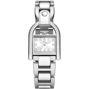 Fossil ES5326 Vrouwen Horloge 28 mm - Zilverkleurig