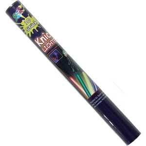 TopTen Glow in the dark sticks - 10x sticks van 20 cm - multi kleuren breaklights