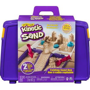 Kinetic Sand - Zandbakspeelset -met 454 g speelzand en accessories - Sensorisch speelgoed - kleuren kunnen verschillen