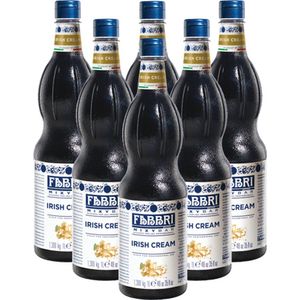 Fabbri - Mixybar Irish Cream Siroop - 6x 1ltr