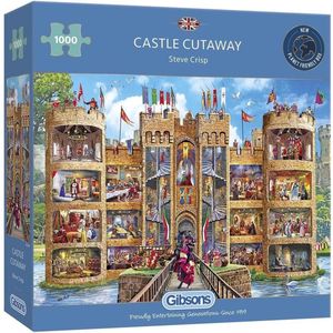 Castle Cutaway Puzzel (1000 stukjes)