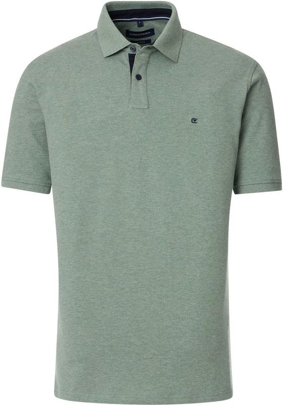 Casa Moda Polo Stretch Groen - Maat XL - Heren