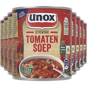 Unox soep Stevige Tomatensoep Blik - 12 x 0.3 L - voordeelverpakking