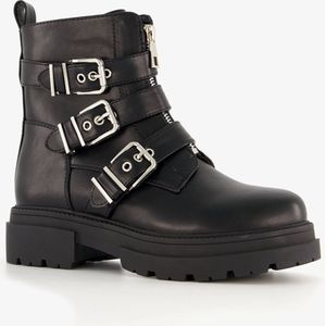 Blue Box dames biker boots zwart - Maat 39