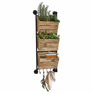 LOBERON Organizer Mona Vale bruin/zwart