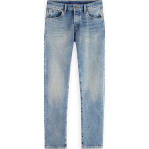 Scotch & Soda CORE RALSTON IN ORGANIC COTTON AQUA BLUE Heren Jeans - Maat 36-32