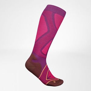 Bauerfeind Ski Performance, Compression Socks, women, roze, 41-43, L - 1 Paar