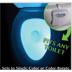 Automatische Led Motion Lichaam Sensing Sensor Nachtlampje Toiletpot Badkamer Light Motion-Activated Night Verlichting Badkamer