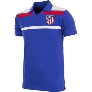 COPA - Atletico de Madrid 1986 Third Retro Voetbalshirt - Mannen - Blauw - XL