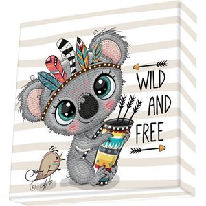 DIAMOND DOTZ Wild & Free - Diamond Painting - 1.146 Dotz - 22x22 cm