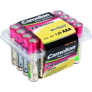 Camelion AAA - LR3 Alkaline 1,5V batterijen - 24 stuks