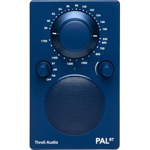Tivoli Audio - PAL BT - Draagbare radio met FM, AM en Bluetooth - Blauw