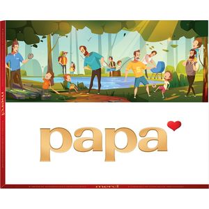 merci chocoladerepen met opschrift ""papa"" - merci Finest Selection - 250g