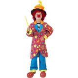 Funny Fashion - Clown & Nar Kostuum - Gekke Bonte Clown Kind Kostuum - Multicolor - Maat 164 - Carnavalskleding - Verkleedkleding