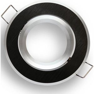 LED line Inbouwspot - Rond - Kantelbaar - GU10 Fitting - Ø 50 mm - Zwart