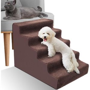 Hondentrap voor bed en bank, huisdiertrap, hondentrap 75 x 42 x 50 cm