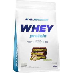 AllNutrition | Whey protein | Dubai Chocolate Style | 908gr 30 servings | Eiwitshake | Proteïne shake | Eiwitten | Whey Protein | Whey Proteïne | Supplement | Concentraat | Nutriworld
