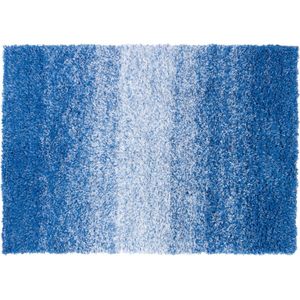 Casa Pura Badmat - Wave - Antislip & Sneldrogend - Blauw/Wit - 50 x 80 cm