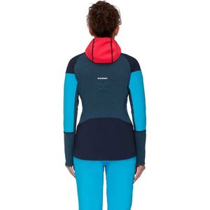 Mammut Eiswand Advanced Fleece Met Capuchon Blauw M Vrouw