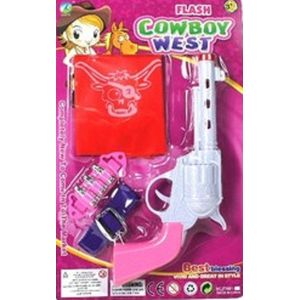 cowgirl pistool setje - kind