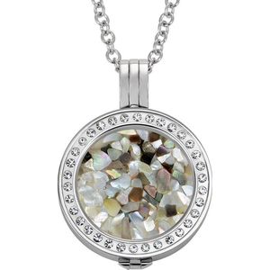 Quiges Munthouder 25mm van Roestvrij Staal met Munt en Ketting - EPRHZ089