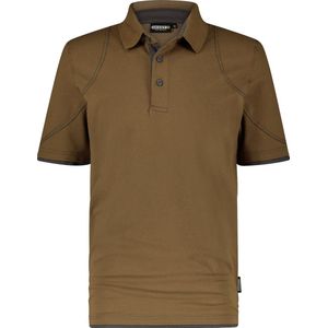 DASSY® Orbital Polo - maat 3XL - LEEMBRUIN/ANTRACIETGRIJS