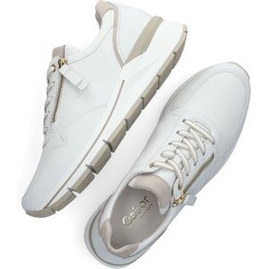 Gabor 587 Lage sneakers - Leren Sneaker - Dames - Wit - Maat 39