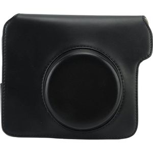 YONO Vintage Hoesje geschikt voor Fujifilm Instax Wide 300 - Case met Draagriem – Zwart