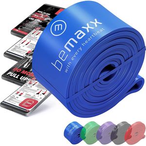 Pull Up Weerstandsband Elastiek band Fitness + Trainingsgids – Latex Optrek Powerband | Omhoog trekken Optrekhulp Optrekband Gymnastiekband Loop Stretching Assistance Bands Trainingsband Sportband